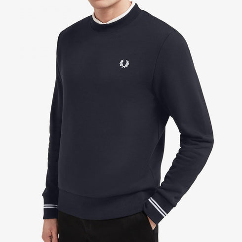 Fred Perry Crewneck Sweatshirt Navy